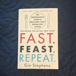 Fast. Feast. Repeat. Book by Gin Stephens - White Cover